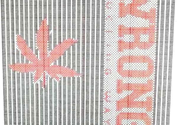 bitmap design used for knitting machine-pattern coding