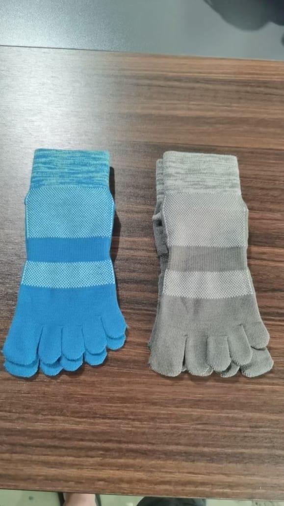 5 toe socks mesh zone