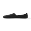 Anti-slip boat sock custom no-show socks men-black