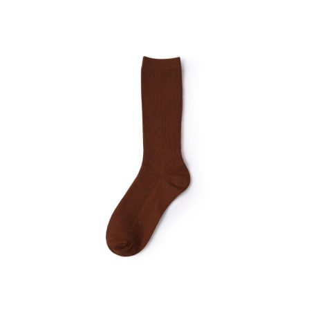 Basic socks private label dress socks women-red wine