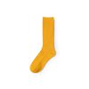 Basic socks private label dress socks women-yellow