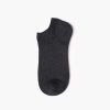 Basic style pure custom ankle socks men-black