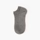 Basic style pure custom ankle socks men-grey