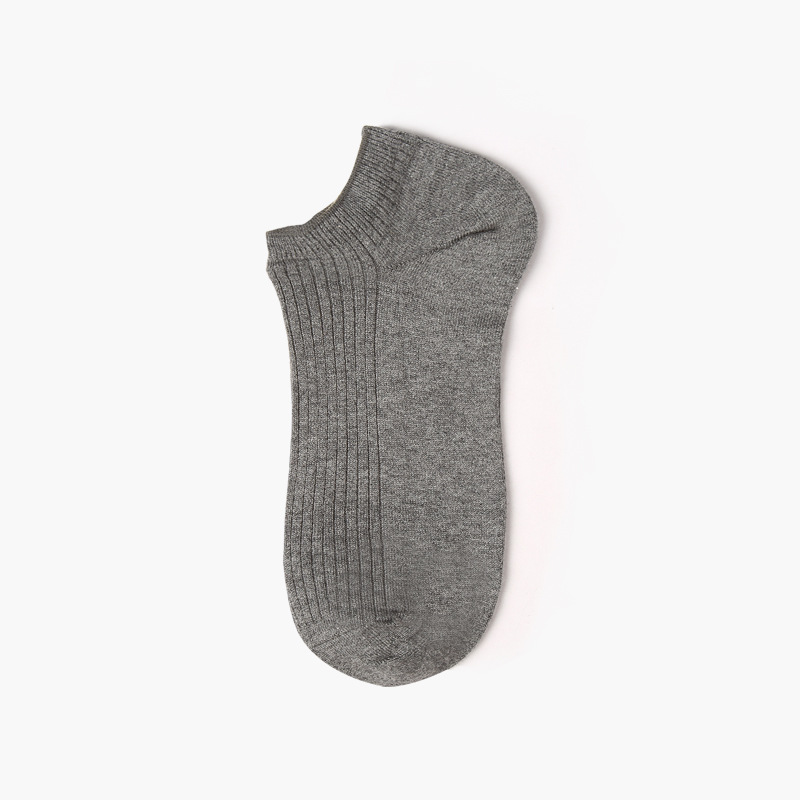 Basic style pure custom ankle socks men - MeetSocks