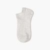 Basic style pure custom ankle socks men-light-grey