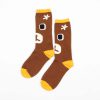 Carton fancy custom knee-high socks unisex-bear