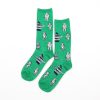 Carton fancy custom knee-high socks unisex-explore the universe