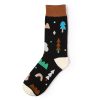 Carton field private label knee-high socks -night