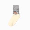 Christmas premium-quality custom crew socks girls-deer