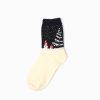 Christmas premium-quality custom crew socks girls-snowmen