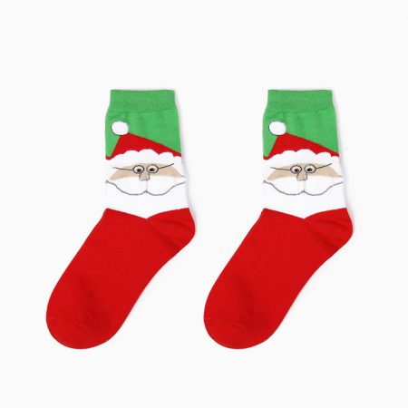 Christmas season custom crew socks snowman