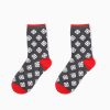 Christmas season custom crew socks snowman-snow crystle