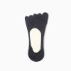 Classical toe socks custom no-show socks unisex-invisible-grey