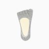 Classical toe socks custom no-show socks unisex-invisible-grey (2)