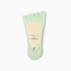 Classical toe socks custom no-show socks unisex-invisible-light green