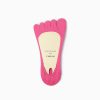 Classical toe socks custom no-show socks unisex-invisible-pink