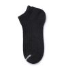 Custom ankle socks solid color socks girls-black