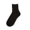 Custom crew socks bamboo fiber solid color basic socks-dark