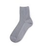 Custom crew socks bamboo fiber solid color basic socks-grey