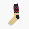 Custom dress socks men england style-red dots