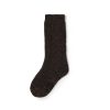 Custom knee-high socks solid color basic socks-brown