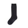 Custom knee-high socks solid color basic socks-grey