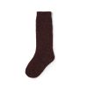 Custom knee-high socks solid color basic socks-light wine color