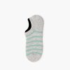 Elegant classical invisible custom no-show socks-green