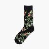 England style custom dress socks unisex-flowers