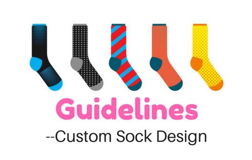 custom sock design guideline