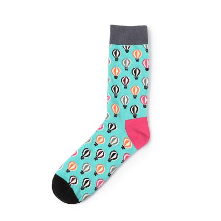 Hot air balloon custom knee-high socks unisex-light