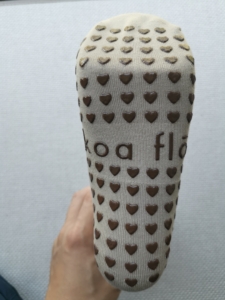 KOA FLO custom grip socks for pilates