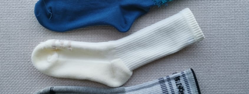 plain socks vs. half-terry socks vs. full-terry socks