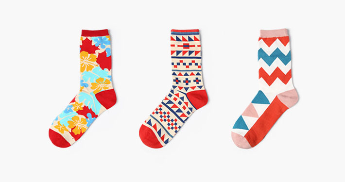 Private label colorful custom dress socks