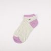 Private label crew socks girls basic socks thick yarn-pink