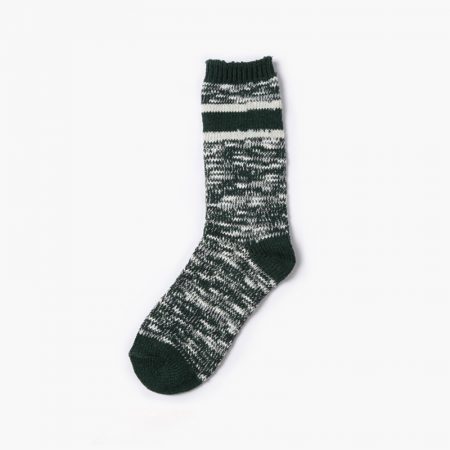 Private label custom dress socks thick yarn-black