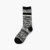 Private label custom dress socks thick yarn-grey
