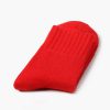 Private label dress socks basic socks rabbit wool-big red