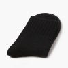 Private label dress socks basic socks rabbit wool-black