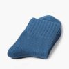 Private label dress socks basic socks rabbit wool-blue