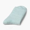 Private label dress socks basic socks rabbit wool-light green