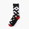 Stripe terry socks private label knee-high basketball socks