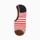 Stripes Invisible private label no-show socks unisex-black