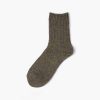Thick yarn classic dress socks-brown