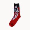 beloved oil-painting custom dress socks men-cow head