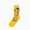 beloved oil-painting custom dress socks men-kiss