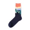 beloved oil-painting custom dress socks men-mountains