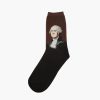 beloved oil-painting custom dress socks men-washington