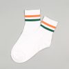 campus style custom crew socks unisex