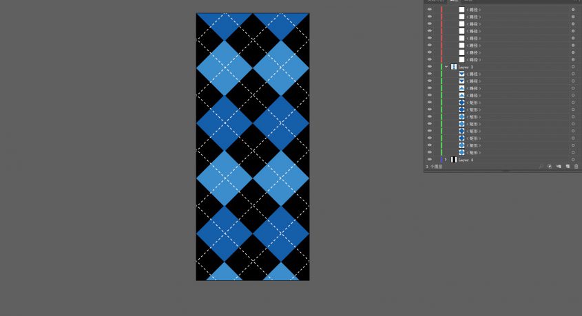 Custom sock flat design template